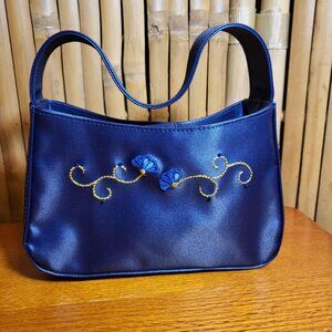 Avon Y2K Rare Sapphires Shimmering Evening Bag Royal Blue